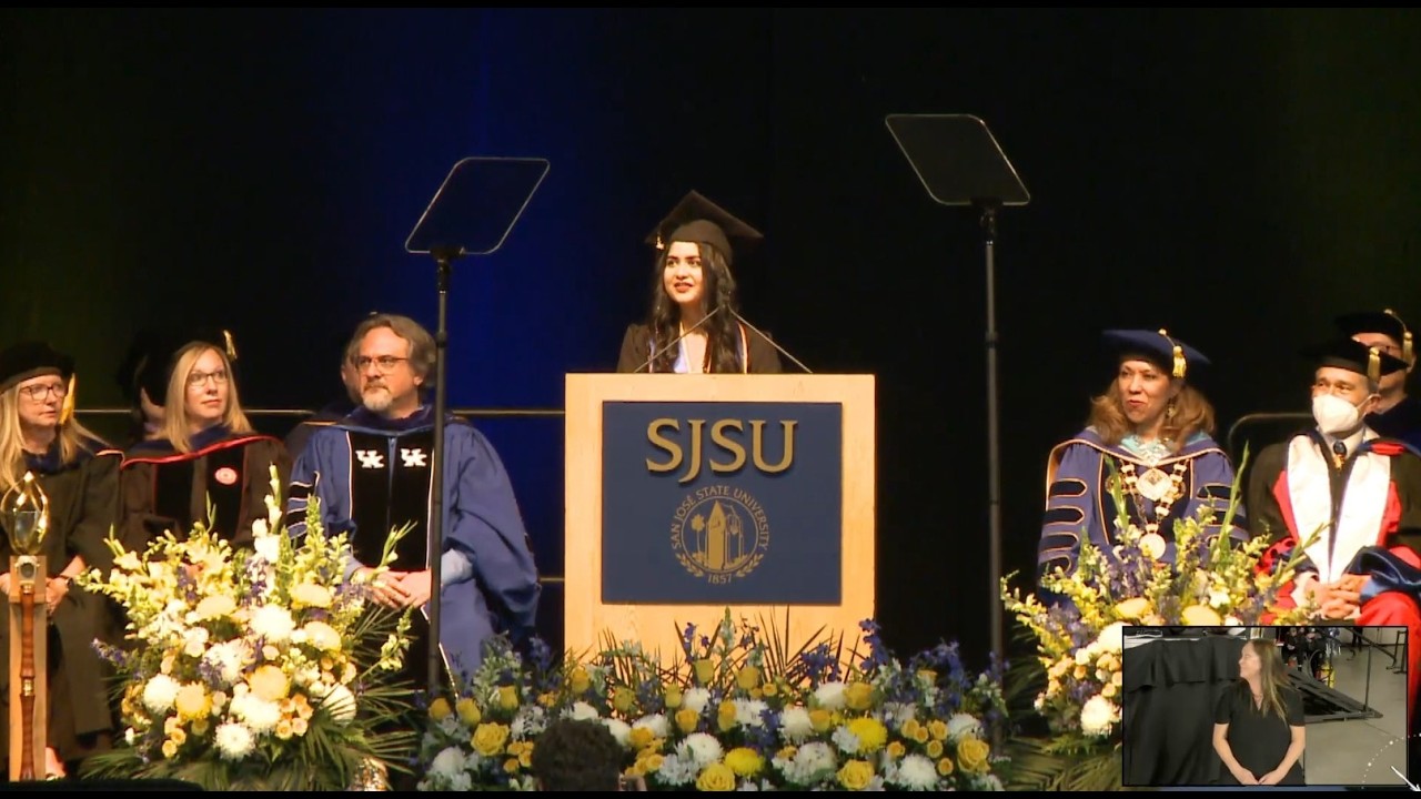 My Graduation Speech at San Jose State University from Class of 2025 ...