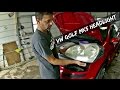 vw Golf MK5 Headlight Assembly Removal and Replacement 2005 2006 2007 2008 2009 2010