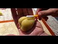 كيفية تشكيل فاكهة الخوخ وطريقة تلوين بدون ألة التلوين كيما طلبتو تكملة فيديو حلويات الفواكه