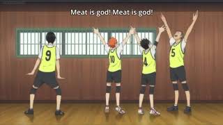 Meaty Meat Dance Scene (Haikyuu!! Subbed)
