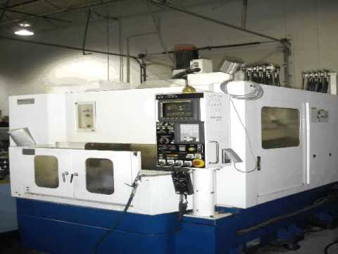 NTC Model NV4S Vertical Machining Center - YouTube