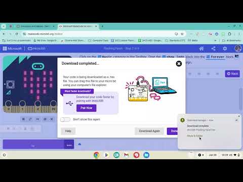 Download Hex Files To Micro:Bit from MakeCode