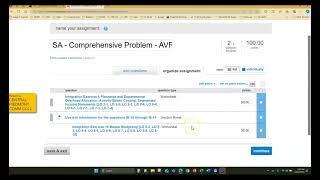 ACC121 Comprehensive Problem Info