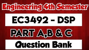 EC3492|Important questions|DSP|Digital Signal Processing|13marks|Important questions|2025|