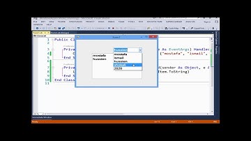 طرق ملئ الـ ListBox بعنصر أو أكثر من عناصر الـ  ComboBox