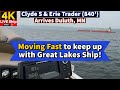 ⚓️Moving Fast to keep up with Great Lakes Ship! Clyde S & Erie Trader arrives Duluth, MN
