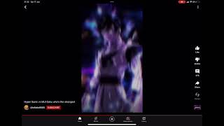 Hyper Sonic Vs Mui Goku Enjoy