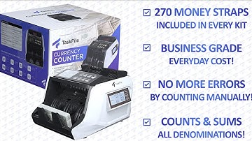 TaskFile Professional Money Counter Machine | $100k Bonuses in Description