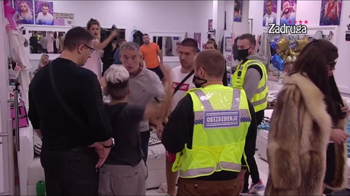 Žestok okršaj u Zadruzi - Obezbedjenje hitno uletelo i sprečilo haos
