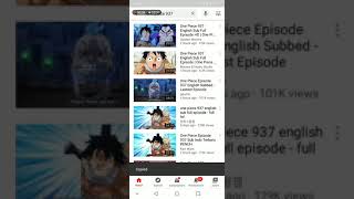 If you cannot download one piece or any anime to YouTube offline do this trick screenshot 1