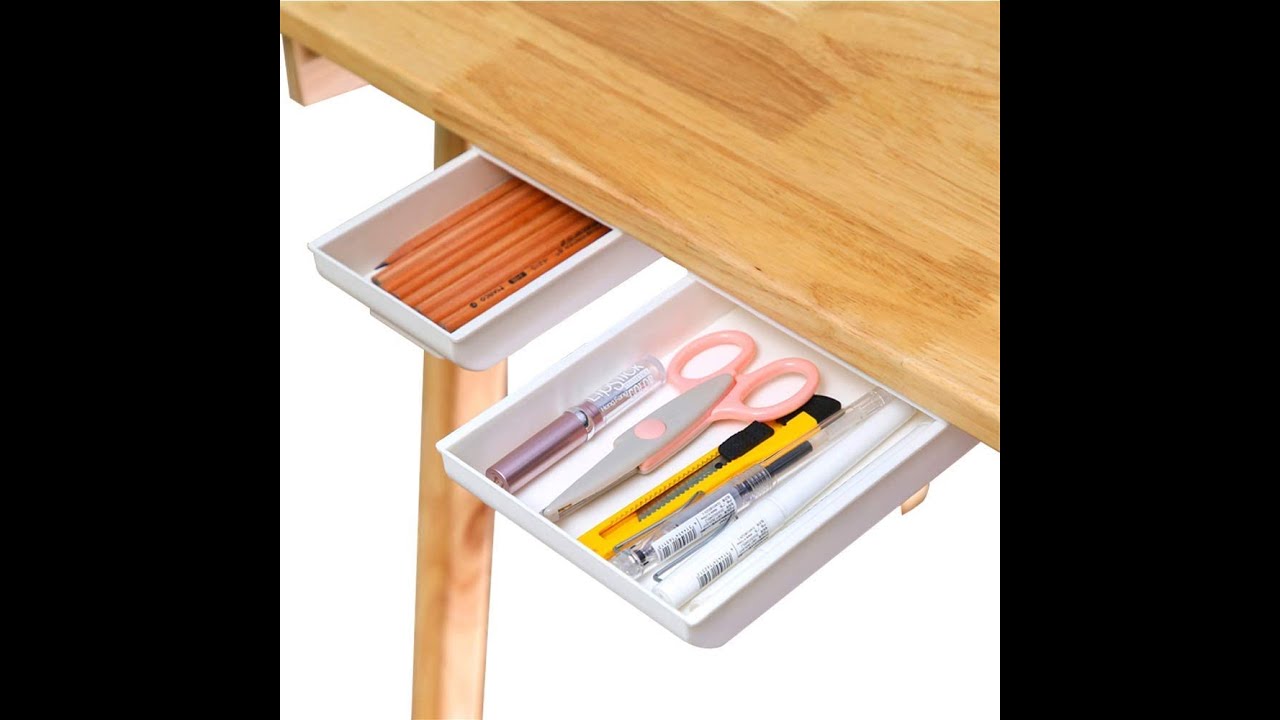 Desk Pencil Drawer Organizer, Large Capacity Pop-Up StudentStorage