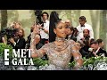 Keke Palmer Shimmers With SKY-HIGH Ponytail and Silver Gown | 2024 Met Gala