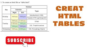 #htmlcss   Create  Amazing HTML Tables with this Exercise
