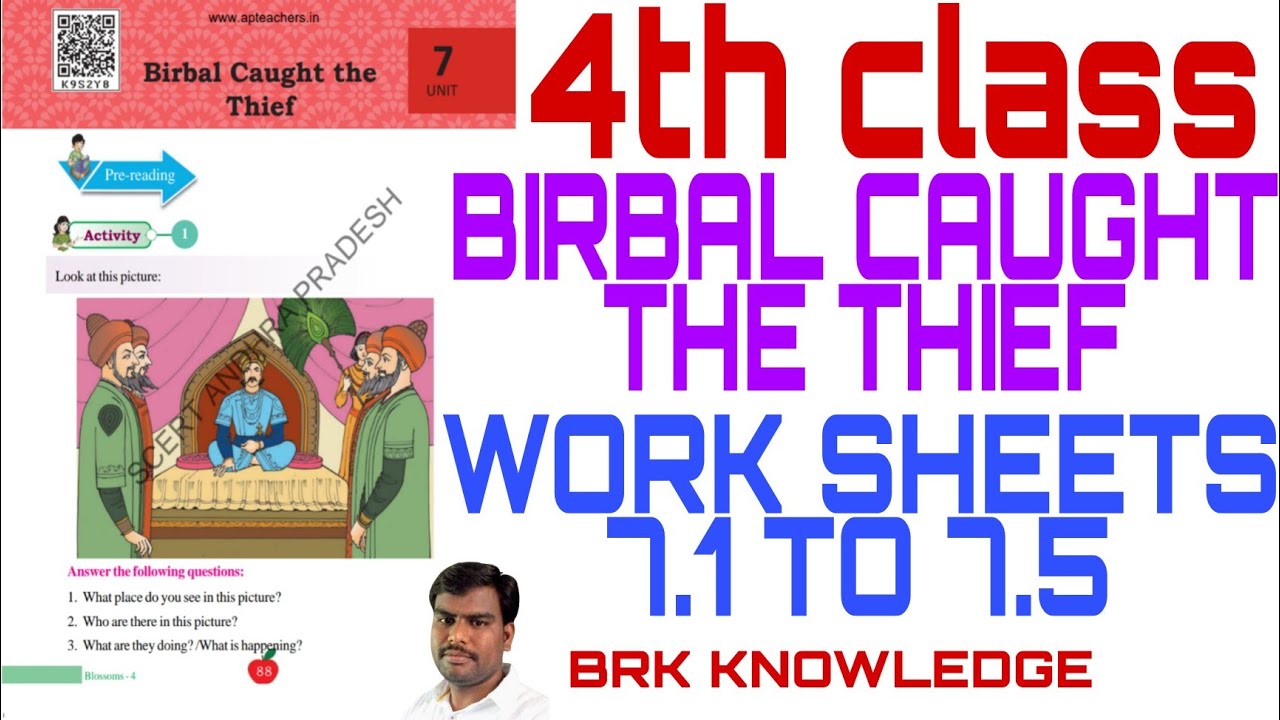 4th-class-english-work-book-birbal-caught-the-thief-work-sheets-7-1
