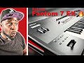 Made a crazy beat on the new roland fantom 7 ex synthesizer 