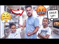 TELLING OUR DAD TO "SHUT UP" TO SEE HIS REACTION *HE CRIED*