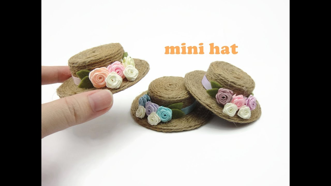 NUOLUX Hatmini Diy Straw Small Makingminiature Decoration Hats