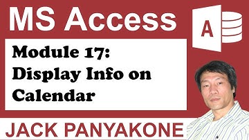 Project Management - Display info on calendar [MODULE17]