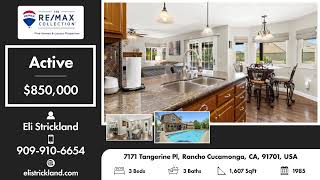 Active in 7171 Tangerine Pl Rancho Cucamonga CA 91701 USA Contact me for a showing