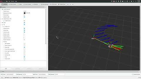 map to odom with robot moving
