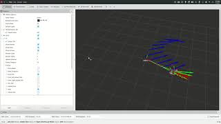 map to odom with robot moving