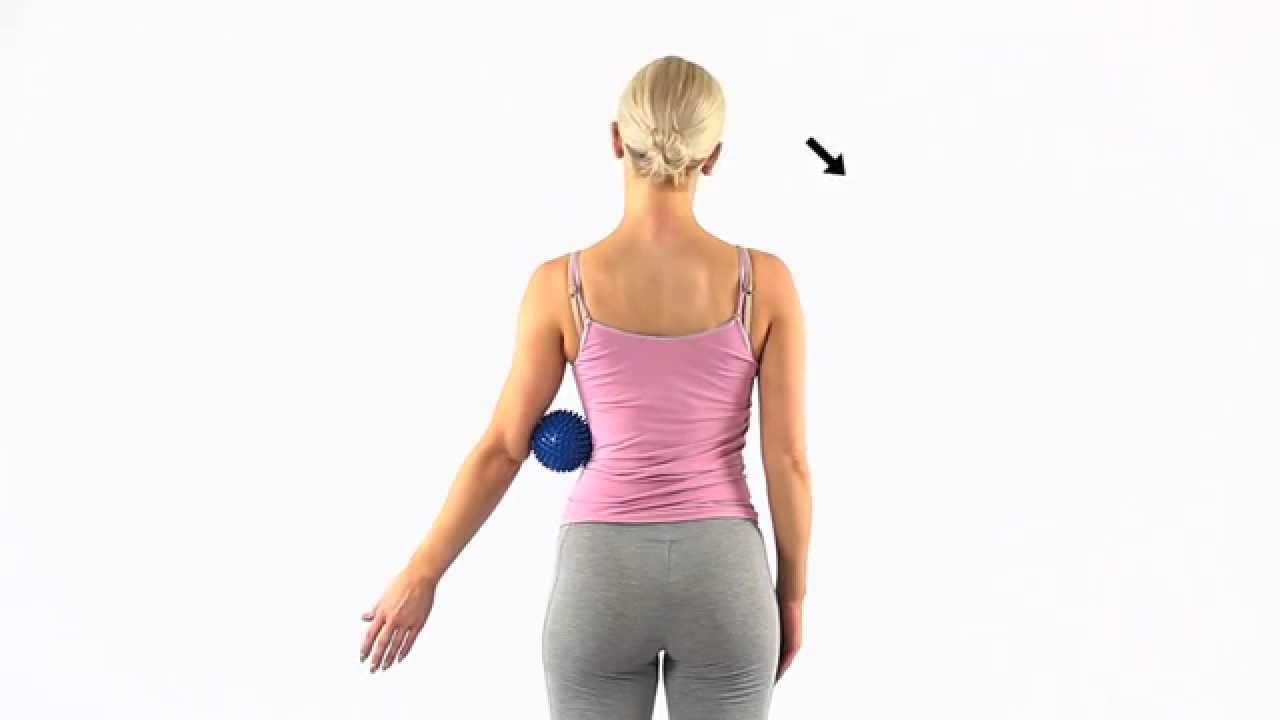 Spiky Ball Upper Trapezius Stretch Youtube