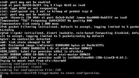 FreeNAS Installation