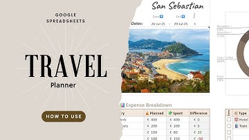 Plan Your Trip in Minutes with This Travel Planner (Google Sheets Tutorial)