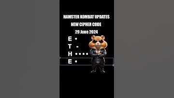 Hamster 29 June Cipher Code