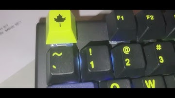 Steelseries Apex 5 w/ custom keycaps (Sound test)