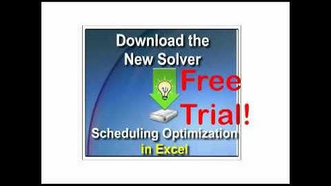 Optimize Scheduling With the New Solver