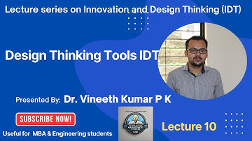 Design Thinking Tools IDT Lecture videos  Simplified Management Studies  VTU BE | MBA students| 2022