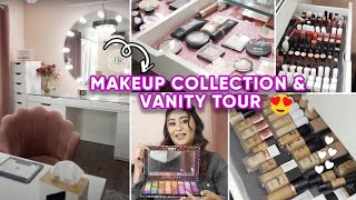 My Huge Makeup Collection+Vanity Tour 🥰 #StudioSeries Part-4 | Ria Sehgal