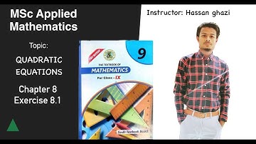 Class 9 math Chapter 8 Exercise 8.1 | Quadratic Equations (Part 4)