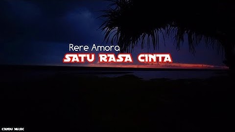 SATU RASA CINTA - RERE AMORA - Versi Dangdut Koplo - Cover Lirik