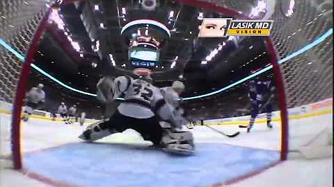 Jonathan Quick amazing saves on Jeffrey Lupul (12....