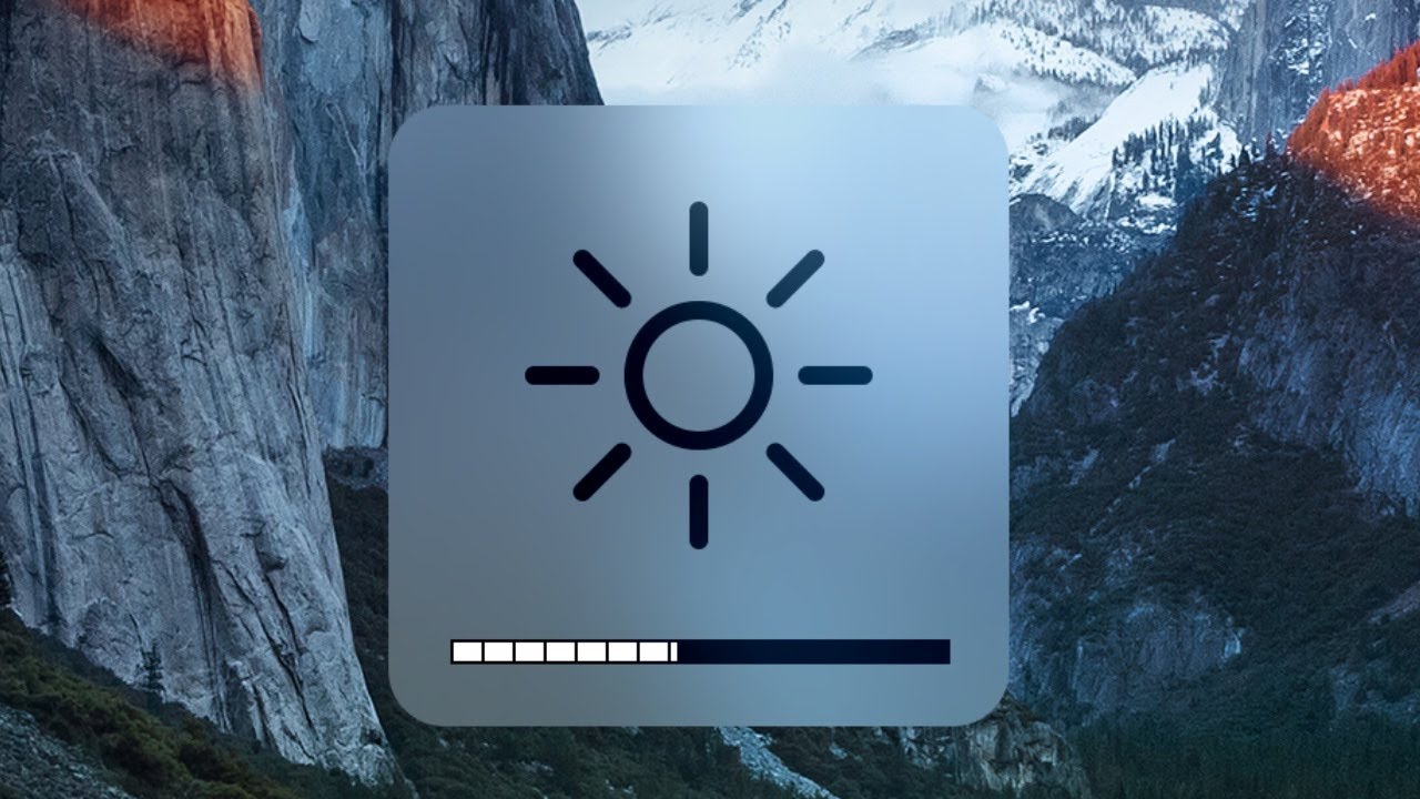 How To Change Brightness On macOS - YouTube
