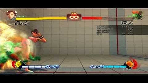 SF4 Chun Li New 700+ Damage Combos NO BS!!