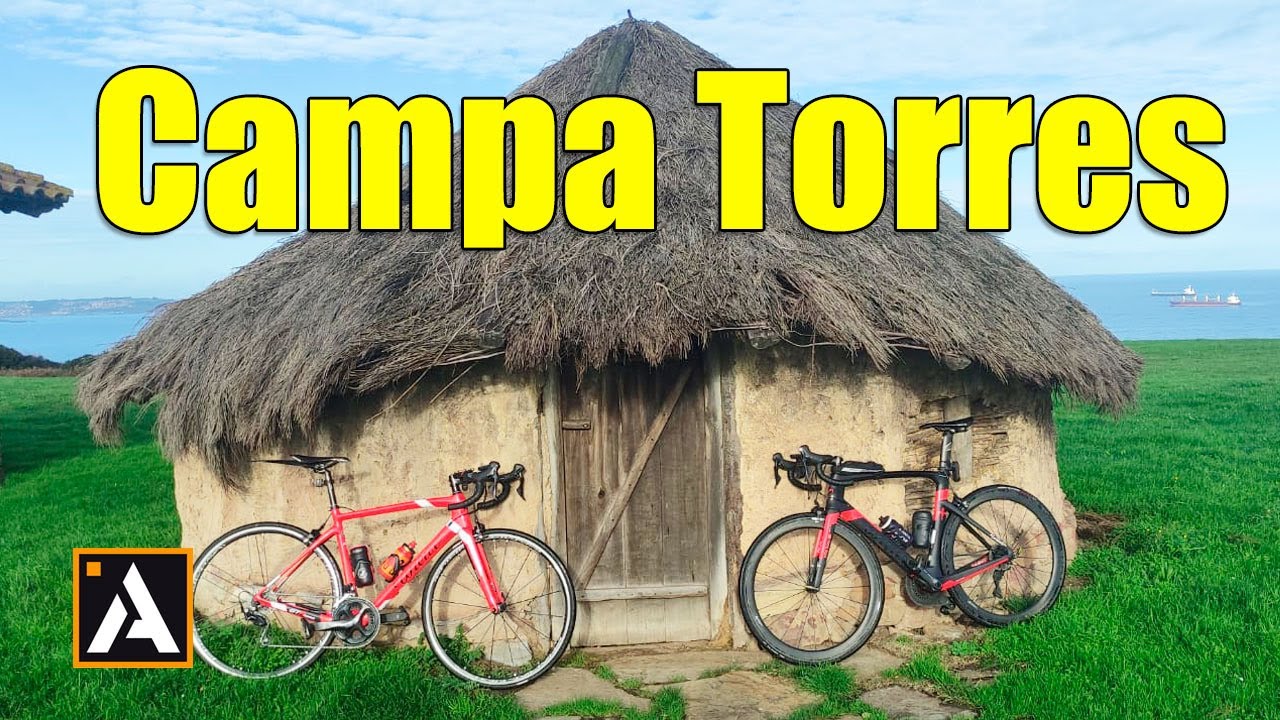 ✅ Campa Torres (Gijón) por Cancienes en bici 🚲 Asturias