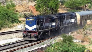 Aravali Express through Aravali hills | Abu Road Double Diesels