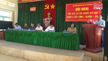 Huyện Định Quán: Đại biểu HĐND 3 cấp tiếp xúc với cử tri