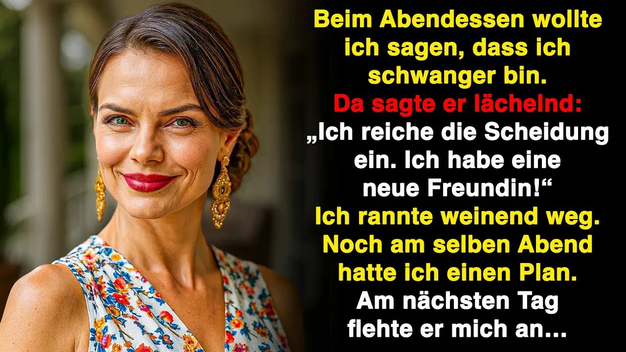 Beim Abendessen wollte ich meine Schwangerschaft sagen, doch mein Mann kam mit seiner Geliebten