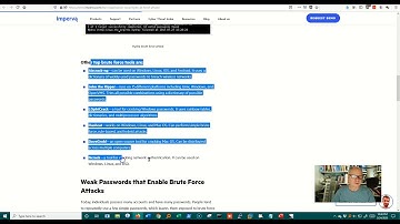 Brute force and dictionary attacks