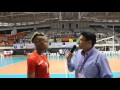 Jane Wacu, the Kenyan stter speaking after they won the bronze medal at Women's African Olympic Qual