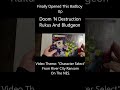 Doom 'N Destruction Package Opening Bludgeon and Rukus #youtubeshorts