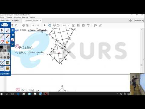 E-KURS Online YGS Kursu Geometri Dersleri-6 / Çokgenler Ve Dörtgenler - Uzaktan Eğitim Dershanesi