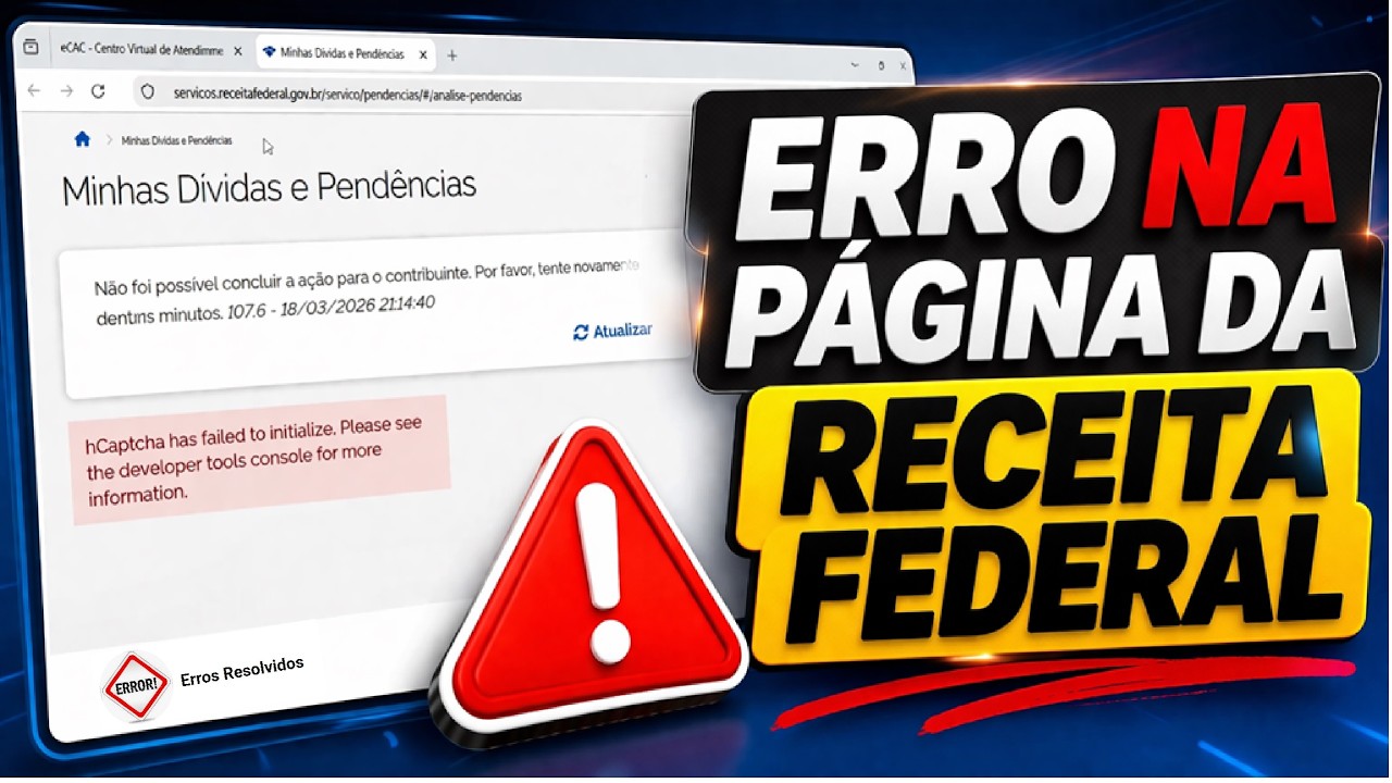E-cac - NÃO FOI POSSÍVEL CONCLUIR A AÇÃO PARA O CONTRIBUINTE - YouTube
