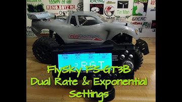 FlySky FS-GT3B GOOLRC ESC DUAL RATE AND EXPO
