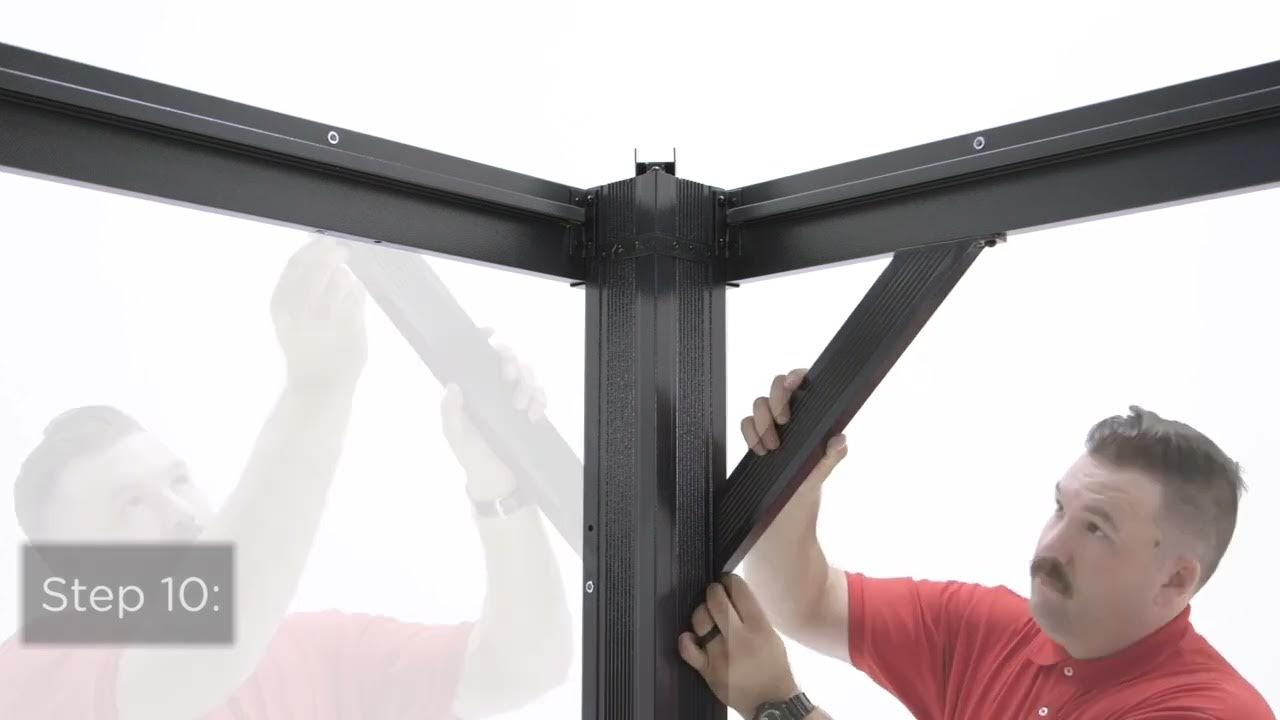 Canvas Skyline Gazebo Assembly Instructions 10x12 Canadian Tire YouTube