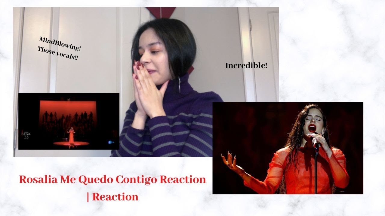 ROSALÍA Me Quedo Contigo REACTION GOYA 2019 #ROSALIA